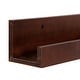 preview thumbnail 15 of 28, Porch & Den Bear Wood Holder Ledge Floating Wall Shelf
