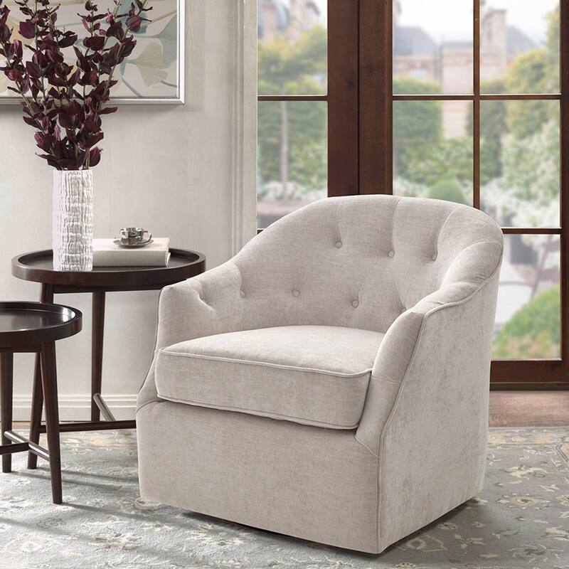 Calvin Swivel with Tufted - Beige