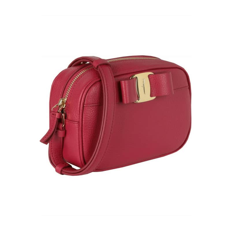 Ferragamo Vara Bow Camera Crossbody Bag