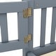 preview thumbnail 82 of 95, Floor Bed with Safety Guardrail and Door for Kids Low Profile Loft Bed