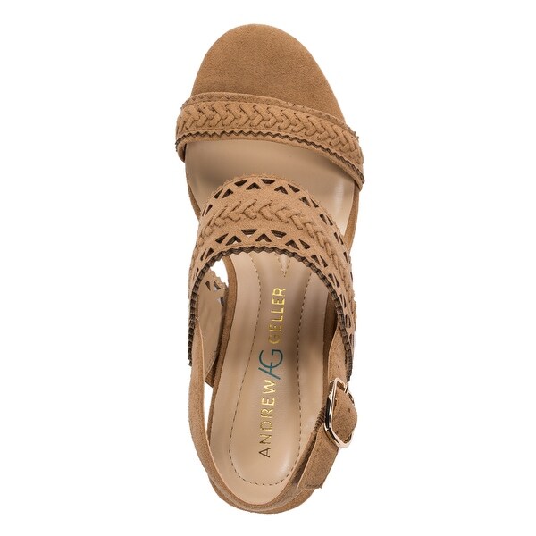 Andrew Geller Womens Idonna Sandals 7.5 Black