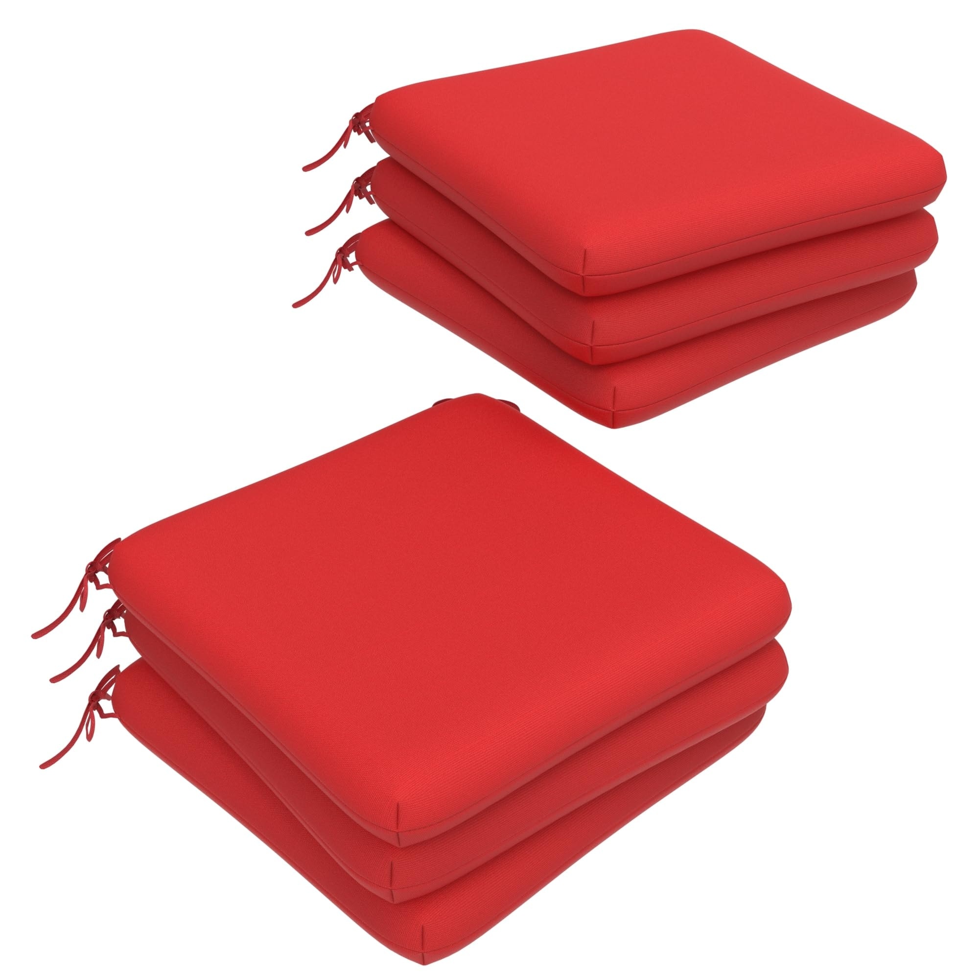 Covers&All Sunbrella Outdoor Dining Chair Cushions, Waterproof, Fade Resistant Seat Pads for Patio Furniture ( 18 x 18 x 3 )