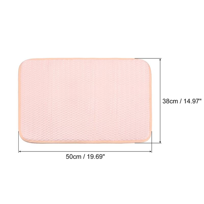 Reversible Dish Drying Mat, Microfiber Dish Draining Mat Non-slip