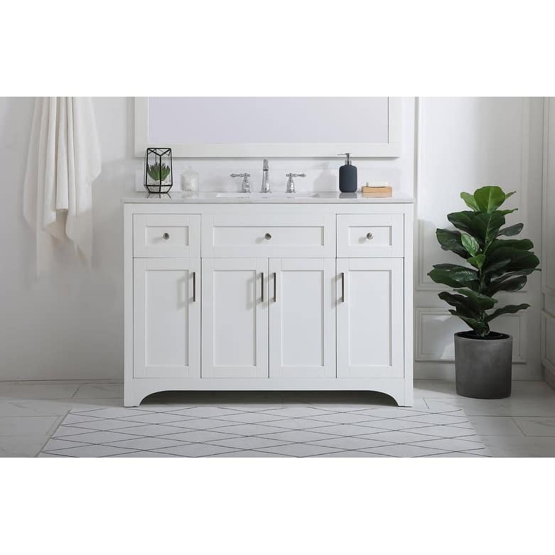 Elegant Lighting VF17048-BS Moore 48" Free Standing Single Basin