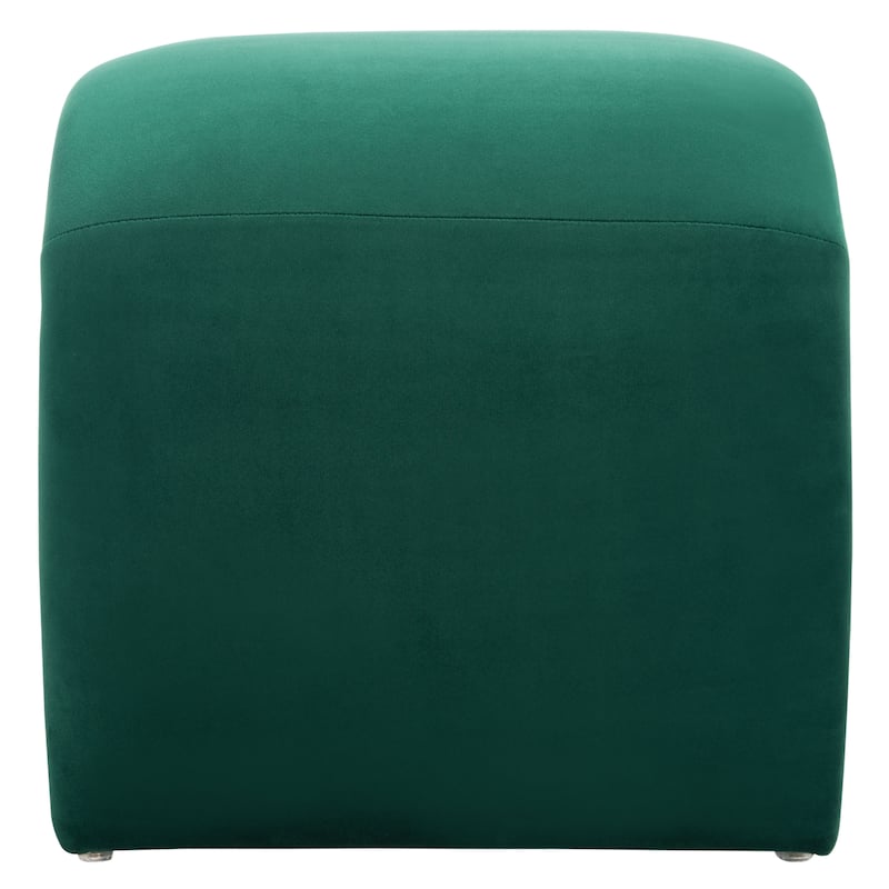SAFAVIEH Alize Curved Waterfall Velvet Ottoman