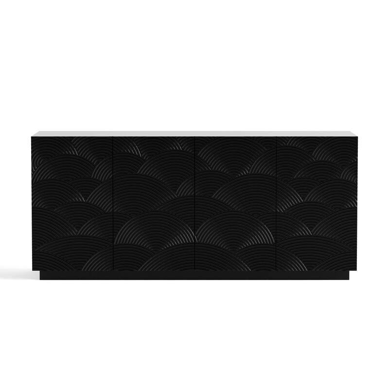 Luxurious Storage Cabinet with Freestanding Anti-Tip Design