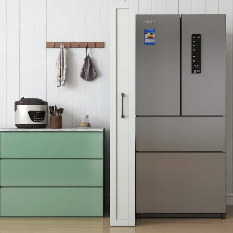 70.75"H Multifunctional Pull-out Storage Single-sided Open Pantry Cabinet with 7-Tier Shelves