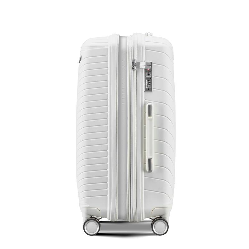 4 Piece Luggage Sets(14/20/24/28), PP Lightweight Expandable Suitcase Set with Spinner Wheels and TSA Lock