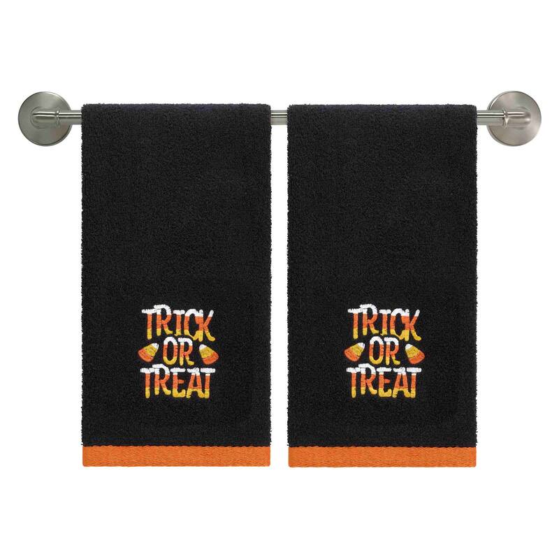 Avanti Trick or Treat Halloween 2-Pack Hand Towels