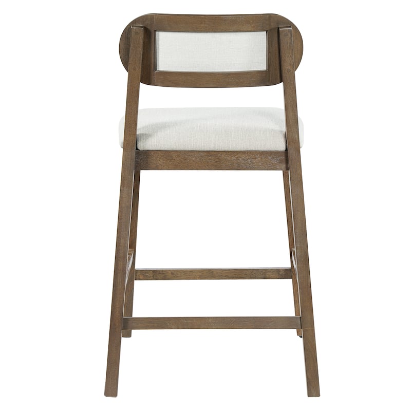 Christopher Knight Home - Kavo Modern Counter Height Bar Stools with Padded Seat & Adjustable Foot Glides