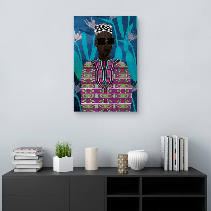 Afro Pop King by Studio Arts Canvas Art Print