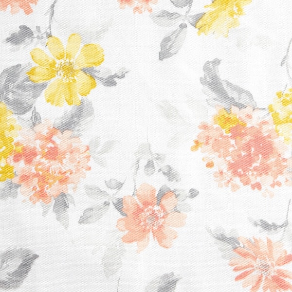 Martha Stewart Amber Floral Napkin Set 4-Pack, Pink/Yellow, 19x19