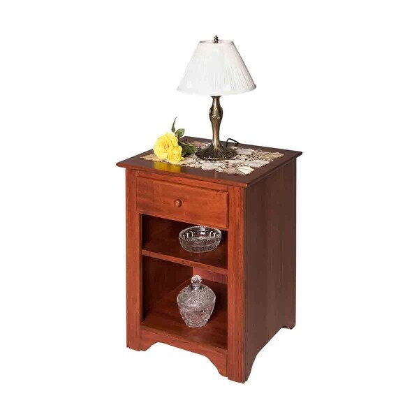 Rectangular Wooden Cherry Bedroom Nightstands Living Room End Rectangular Wooden Cherry Bedroom Nightstands Living Room End Tables