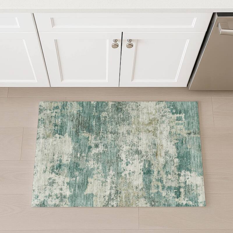 Machine Washable Indoor/ Outdoor Modern Jenna Chantille Rug