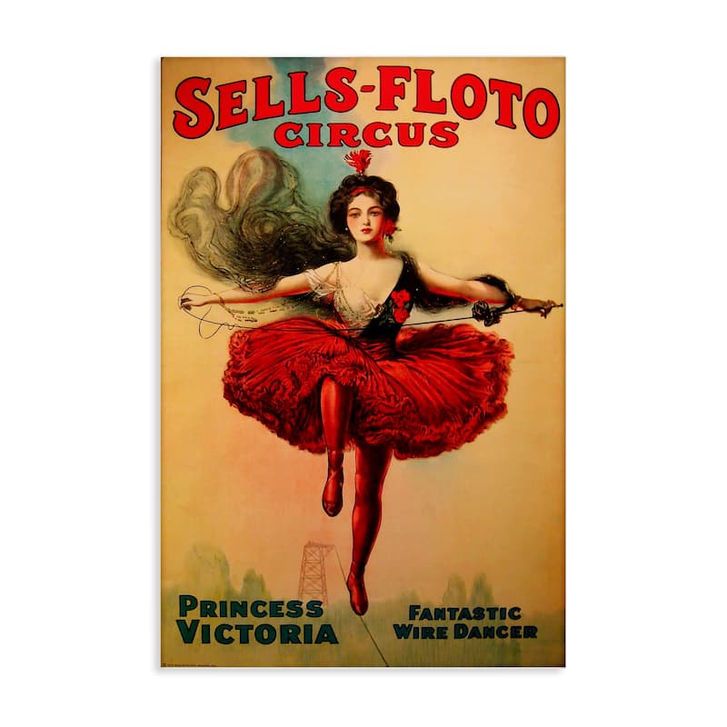 Stupell Great Bullfight Antique Advertisement Canvas Wall Art Design By Marcus Jules - 16 x 24