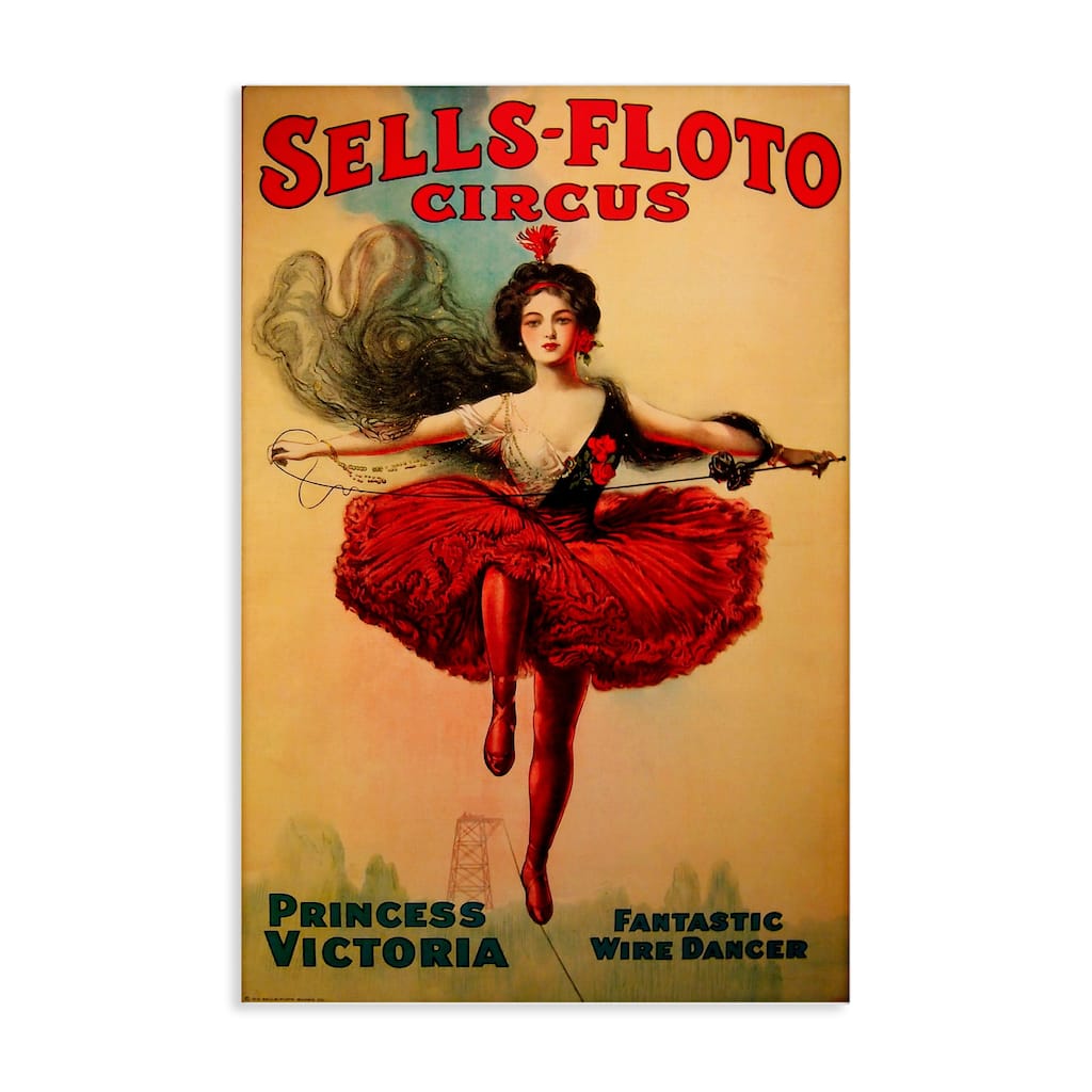 Stupell Great Bullfight Antique Advertisement Canvas Wall Art Design By Marcus Jules
