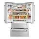preview thumbnail 2 of 19, ZLINE 36 in. 22.5 cu. ft Freestanding French Door Refrigerator with Ice Maker (RFM-36)