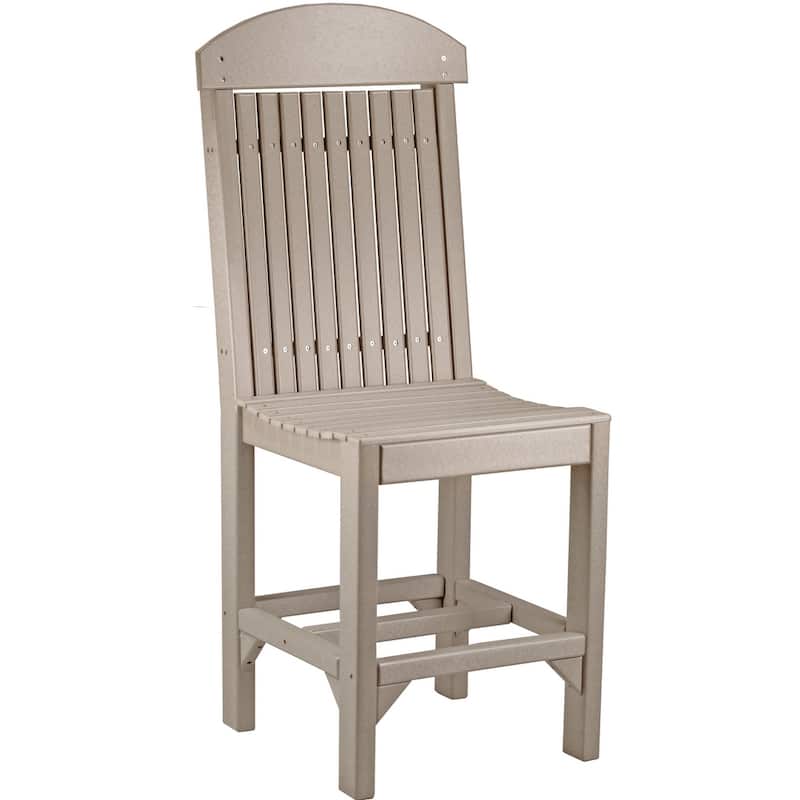 Poly Lumber Round Dining Table Set with Regular Chairs