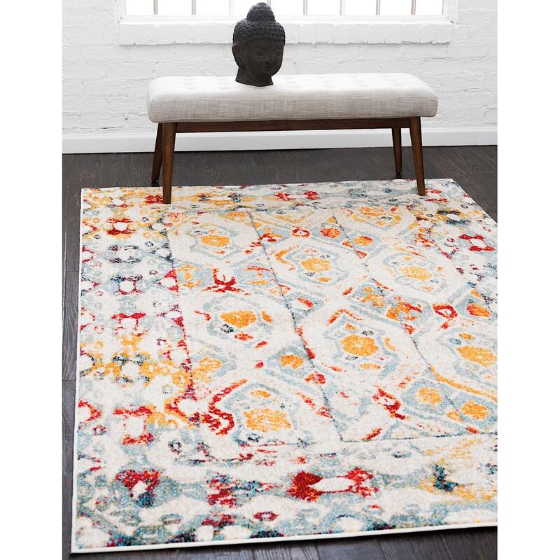 Transitional Traka Collection Area Rug - 8'x10' - Multi