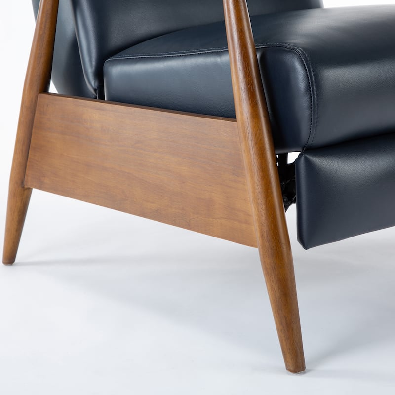 Sienna Upholstered Wood Push Back Recliner by Greyson Living