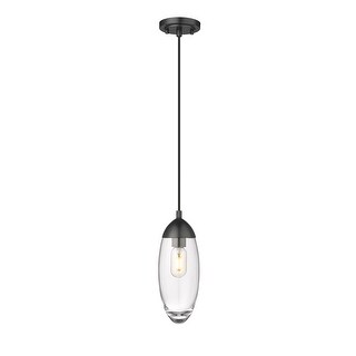 Arden 1 Light Pendant - Matte Black