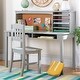 preview thumbnail 27 of 30, Guidecraft Kids' Media Desk and Chair Set