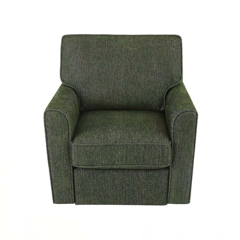 360° Swivel Chair Accent Barrel Armchair Swivel Sofa Chair with Side Pockets for Living Room, Bedroom, Office and Hotel