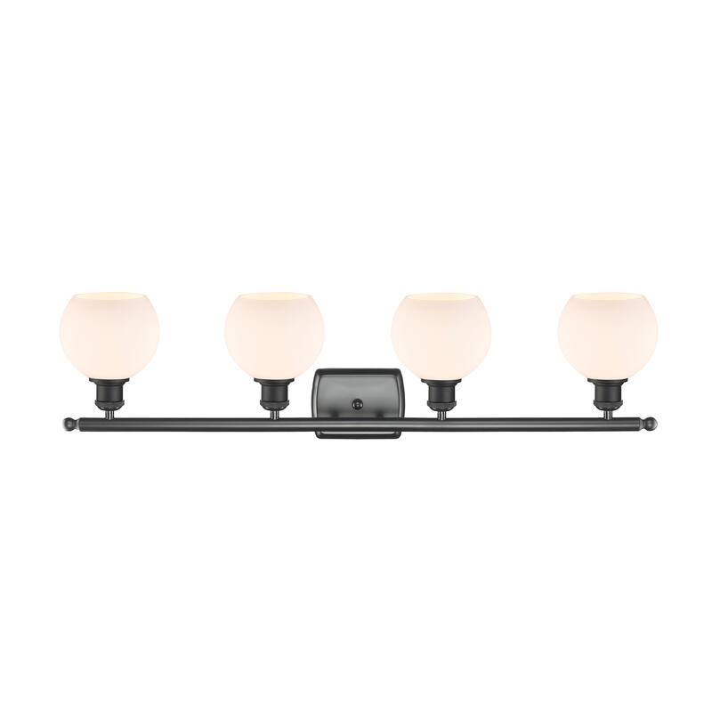 Innovations Lighting Athens - 4 Light 36" Bath Vanity Light - 6" Shade