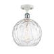 Option White and Polished Chrome / Clear Water Glass