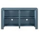 preview thumbnail 13 of 18, 4-door Storage Cabinet Navy Sideboard Buffet TV Cabinet Console Table