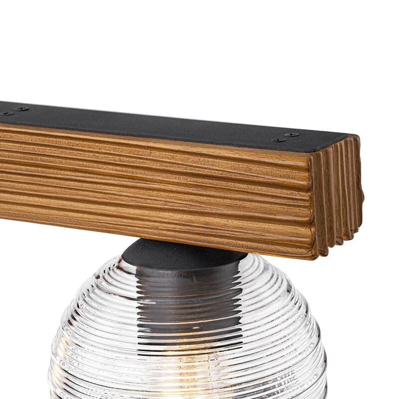 43 in. Kitchen Island Chandelier with Ripple Glass