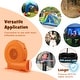 preview thumbnail 5 of 6, 380W/550W/680W 1.0HP Air Blower for Inflatables w/ 25FT Wire&GFCI Plug