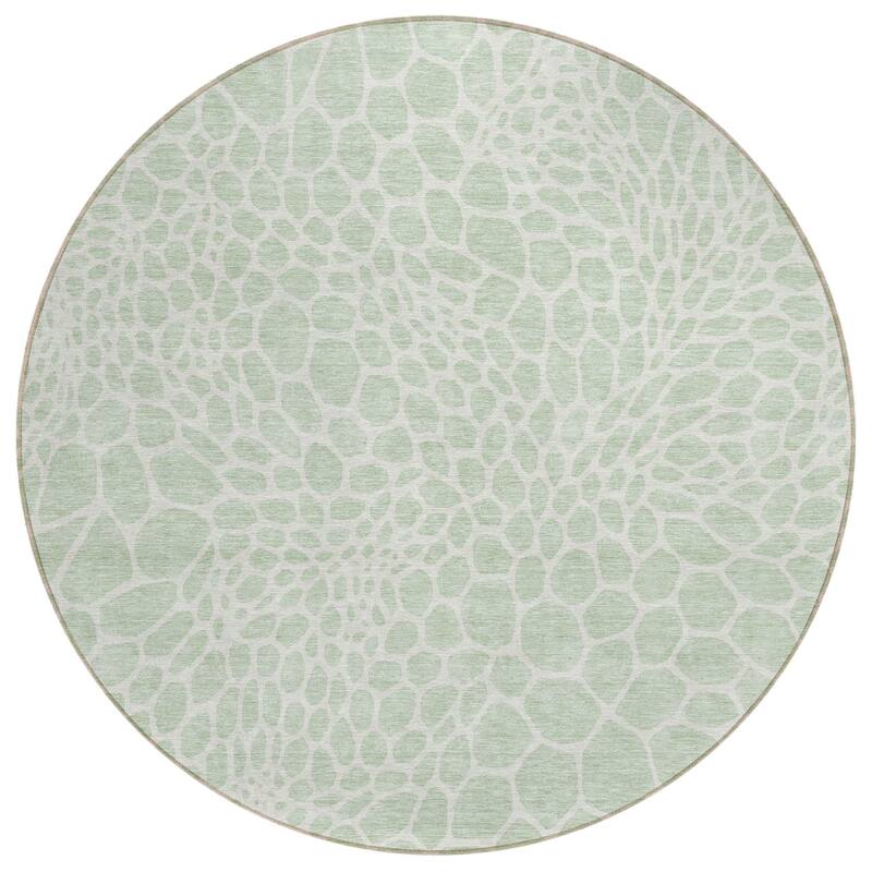 HomeRoots Geometric Transitional Rectangle Outdoor Rug