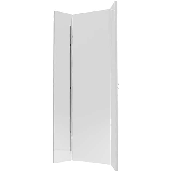 slide 2 of 5, Rev-A-Shelf Sidelines 48 Inch Tri-Fold Pull Out Mirror with Soft Close Silver