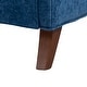 preview thumbnail 11 of 28, 27 Inch Seat Wide Chenille Accent Chair - Springs Cushions & Retro Wooden Legs