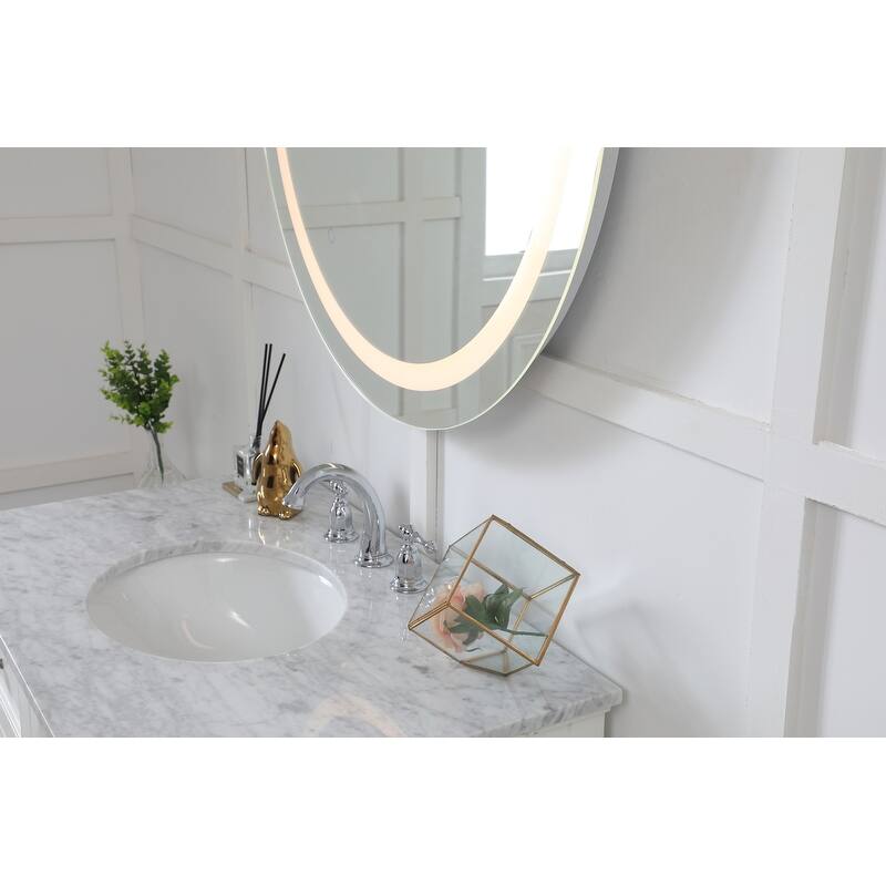 Avalon 36" diameter Hardwired LED mirror