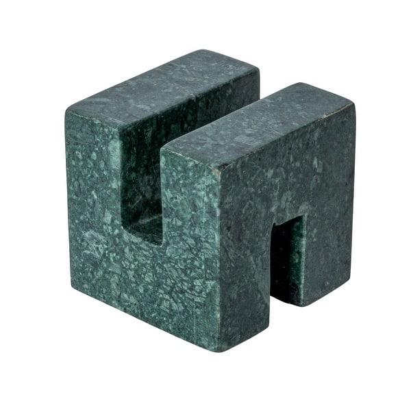 Contemporary Marble Cookbook Stand - Green