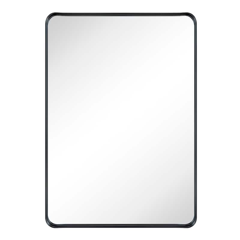 TEHOME Arthers Stainless Steel Metal Bathroom Vanity Wall Mirror