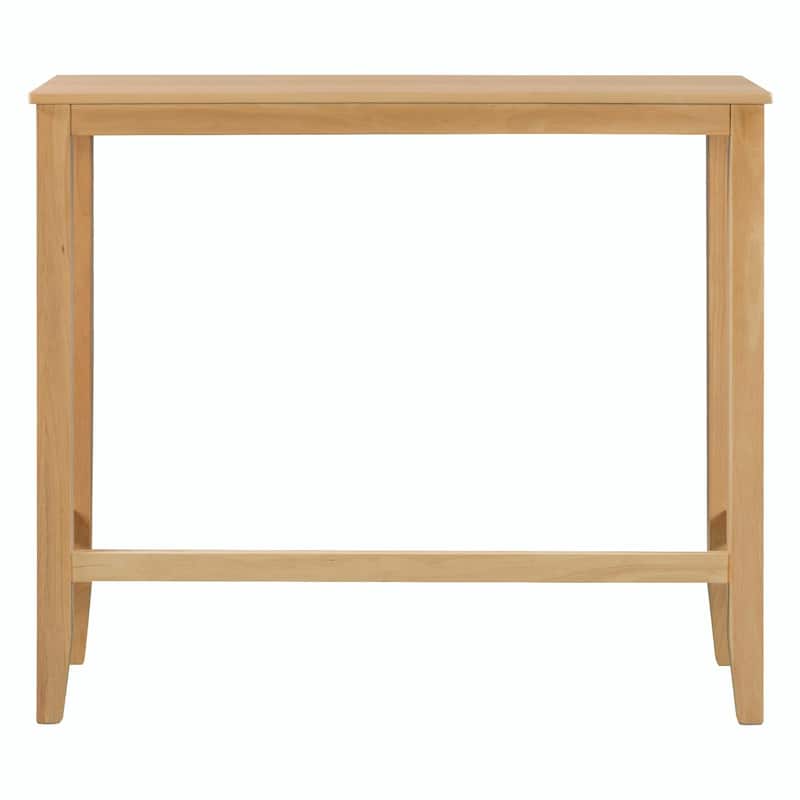 Farmhouse 48" Rectangular Wood Bar-Height Dining Set with 2 Chairs