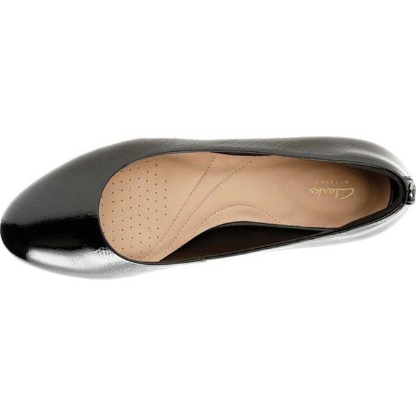 clarks vendra bloom black leather