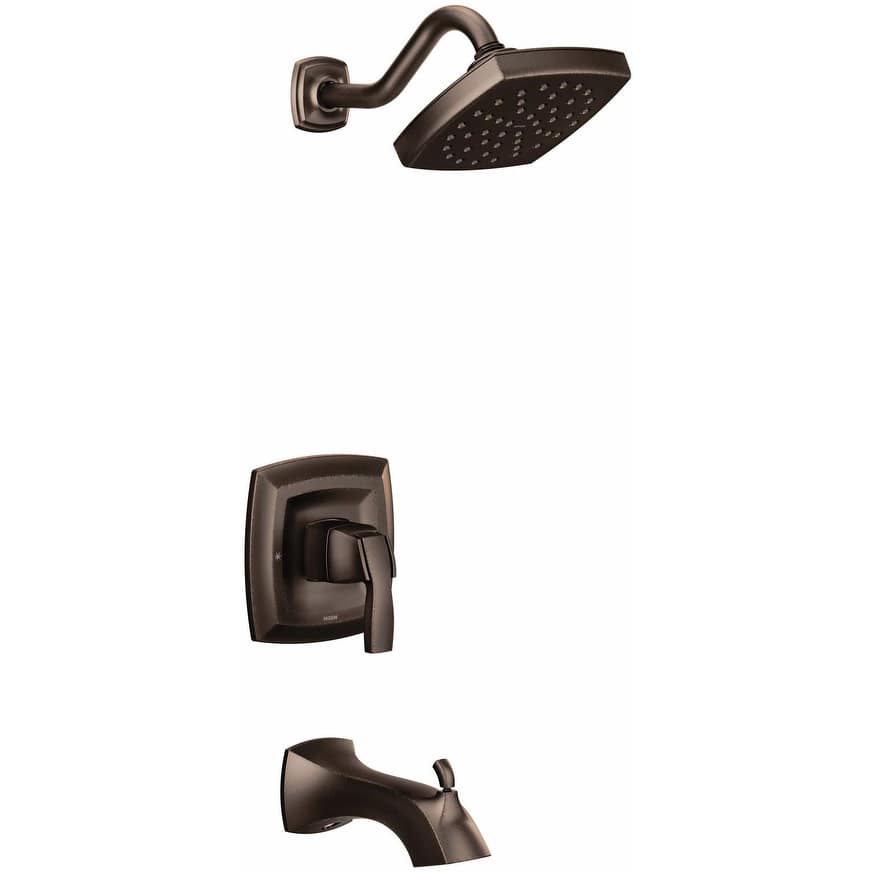 Moen Voss Tub and Shower Trim Package with 2.5 GPM Single - Oil Rubbed Bronze - Oil Rubbed Bronze
