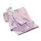 preview thumbnail 1 of 2, Lambs & Ivy Pink/Blue Rainbow and Stars Baby Blanket w/ Unicorn Lovey