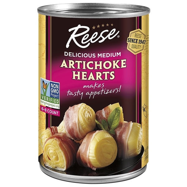 Reese Artichoke Hearts - Delicious Medium - Case of 12 - 14 oz.