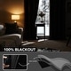 preview thumbnail 11 of 91, Deconovo 100 Percent Blackout with Liner Grommet Curtain (2 Panel)