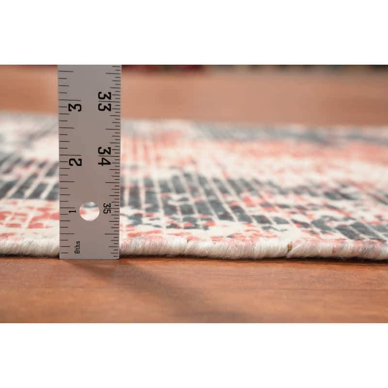 Hand Knotted Oriental Viscose Silk Carpet Modern Abstract Multi-Colored Abstract Area Rug - 4' 0'' X 2' 0''