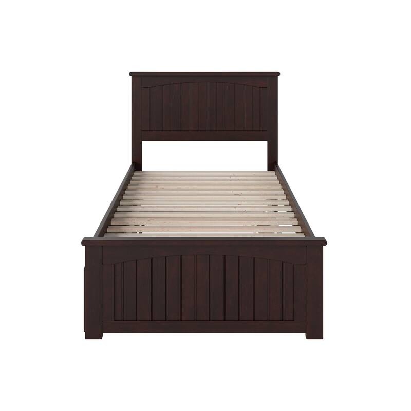 Nantucket Bed with Matching Footboard and Twin XL Trundle