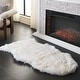 preview thumbnail 10 of 34, SAFAVIEH Handmade Sheepskin Aybek Genuine Pelt Rug