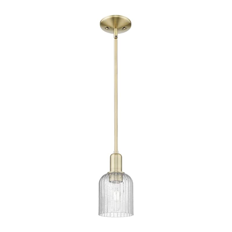 Innovations Lighting Downtown Urban - Bridal Veil - 1 Light 5" Stem Hung Mini Pendant