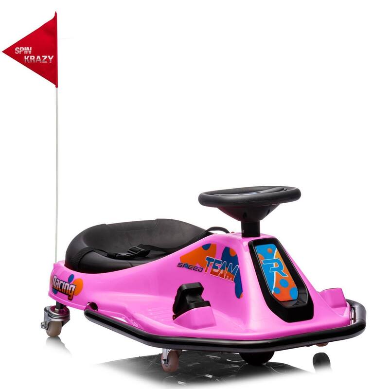 24V 7A Electric Ride-On Drifting Go Kart for Kids Best Gift - Pink