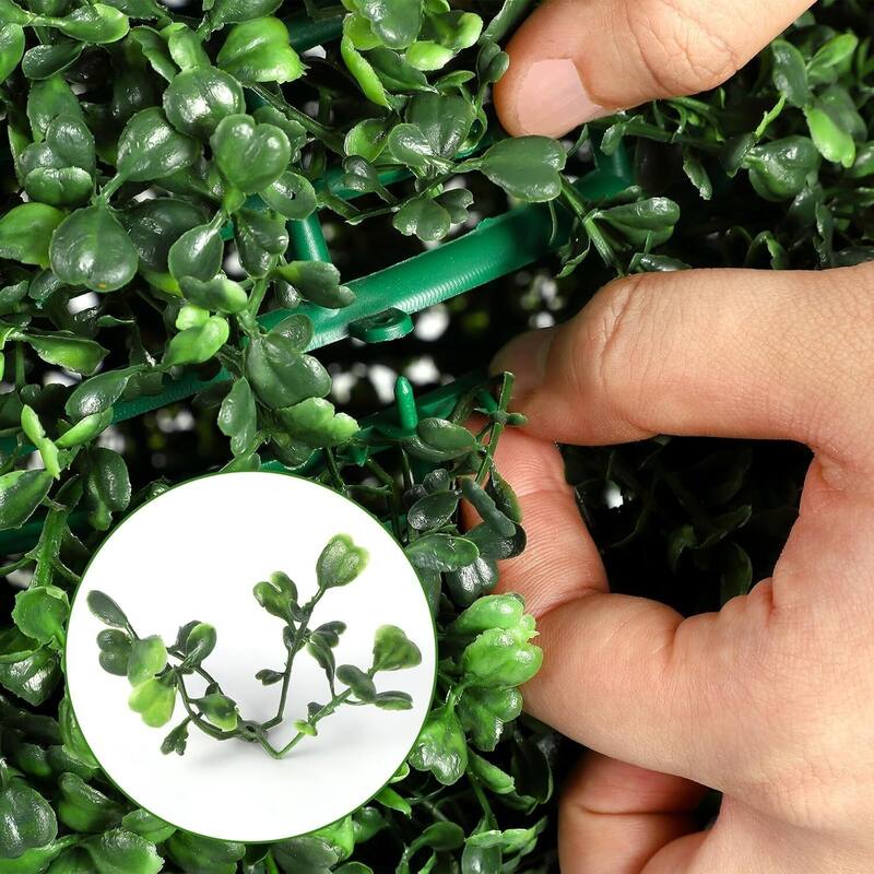 2 pcs Pre-Lit Artificial Plant Topiary Ball for Outdoor Indoor - 27 inch